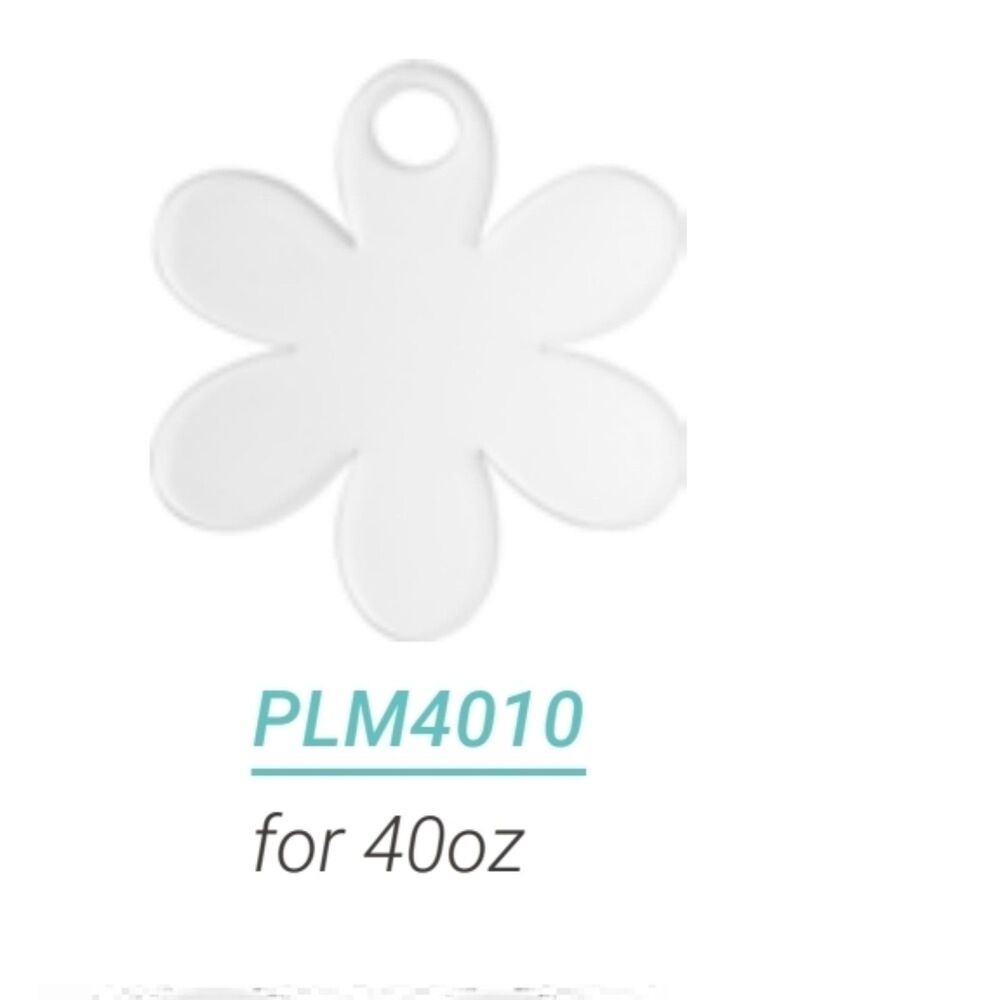 PYD Life Blank Flower Ornaments, PLM4010, NIB